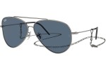 Slnečné okuliare Ray-Ban Aviator Reverse RBR0101S 004/3A Pilot Strieborné