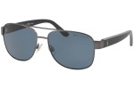 Slnečné okuliare Polo Ralph Lauren PH3122 915781 Polarized Pilot Sivé