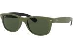 Slnečné okuliare Ray-Ban New Wayfarer RB2132 646531 Squared Zelené