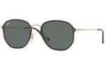 Slnečné okuliare Ray-Ban Blaze Hexagonal Blaze Collection RB3579N 001/71 Squared Čierne