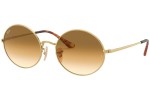 Slnečné okuliare Ray-Ban Oval RB1970 914751 Okrúhle Zlaté