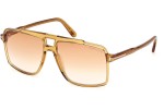 Slnečné okuliare Tom Ford Kemp FT1177 39F Squared Žlté