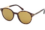 Slnečné okuliare Tom Ford Araki FT1184 52H Polarized Okrúhle Havana