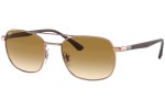 Slnečné okuliare Ray-Ban RB3670 903551 Squared Zlaté