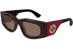 Slnečné okuliare Gucci GG1664S 004 Squared Havana