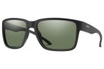 Slnečné okuliare Smith EMERGE 003/M9 Polarized Obdĺžníkové Čierne