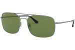 Slnečné okuliare Ray-Ban RB3611 029/O9 Polarized Squared Sivé