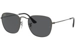 Slnečné okuliare Ray-Ban Frank RB3857 9229B1 Squared Strieborné