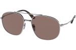 Slnečné okuliare Prada PR51YS 5AV05C Polarized Pilot Strieborné